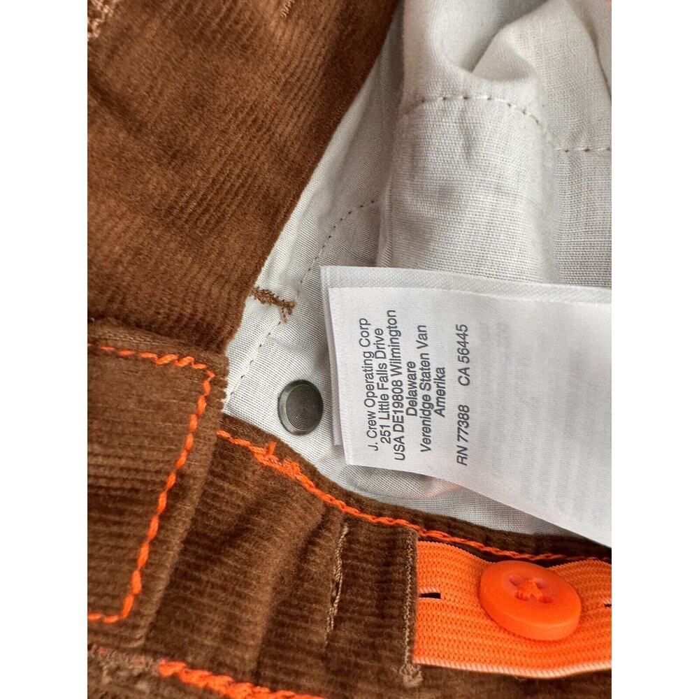 Crewcuts Corduroy Slim Flex Pants Boys Size 3 Dark Acorn Brown Holiday NWT $60 - Picture 8 of 11